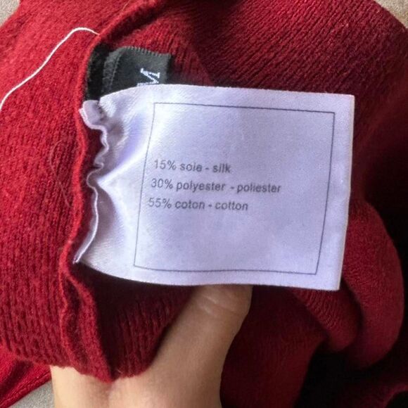 Vintage red butterfly sweater - Picture 6 of 7